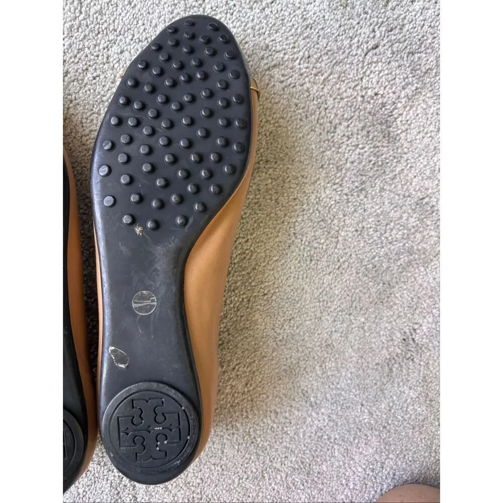 Tory Burch Pacey cap-toe ballet flats, Sz 9, $275